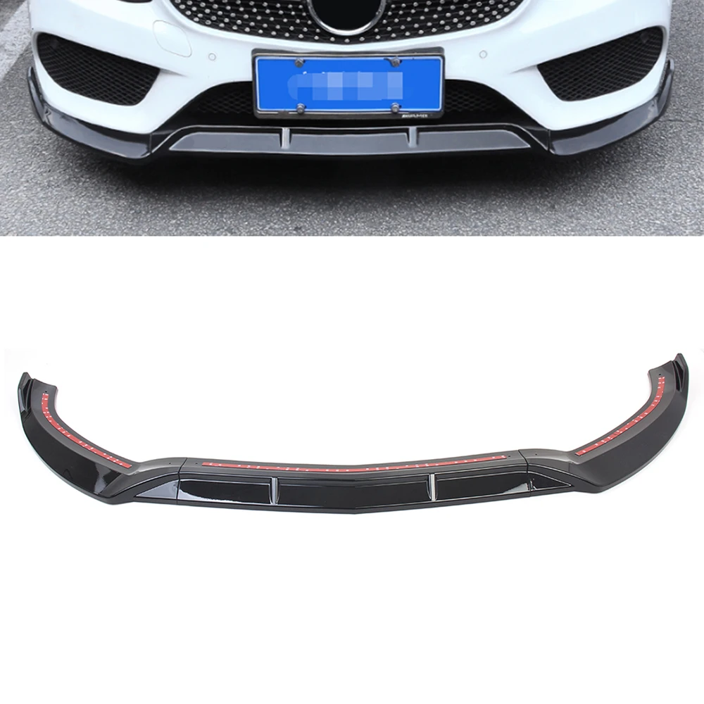 

Sport DP Style Car Front Bumper Lip Cover Spoiler For Mercedes Benz C-Class W205 C180 C200 C220 C250 2015 2016 2017 2018