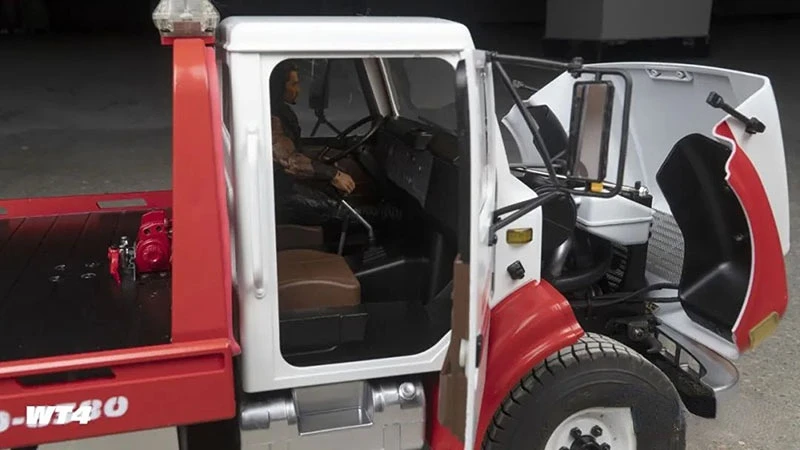 CROSSRC WT4 1/10 RC แผนที่รถกู้ภัยรีโมทคอนโทรล Wrecker รถบรรทุกชุดที่สมจริงรถบรรทุกกู้ภัยสําหรับ Hobbyists