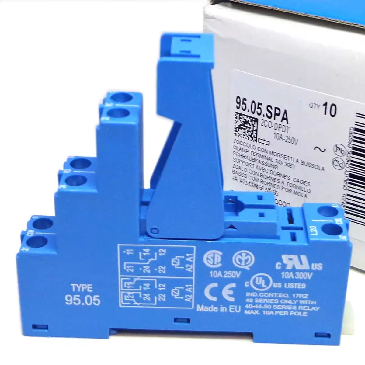 FINDER 100%-NEW TYPE 95.05 RELAY  Rail socket screw base 8pin original 1PCS