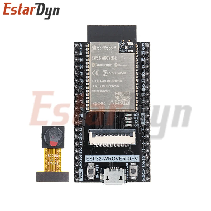 Versi perbaikan ESP32 kamera modul papan ESP32-WROVER modul Bluetooth Wi-Fi UNTUK Arduino IDE C kode Python OV2640