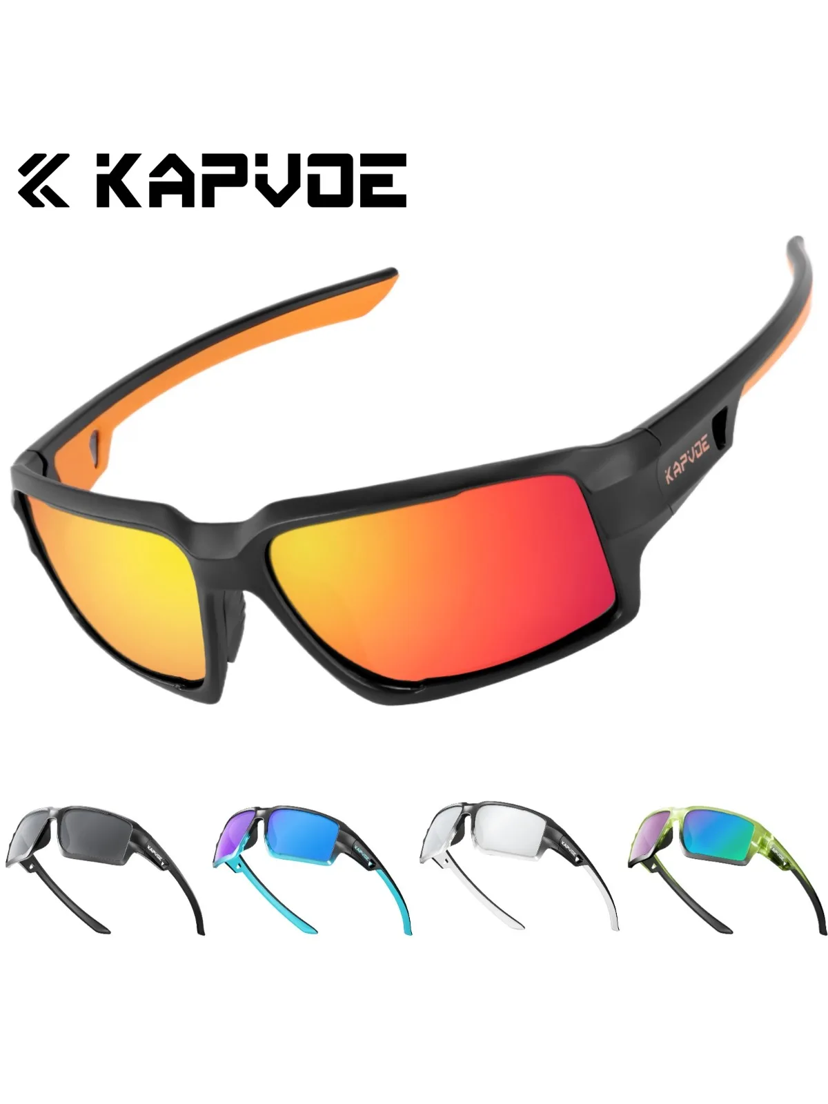 AliExpress kapvoe Kapvoe Men Polarized Fishing Sunglasses Fashion Cool Glasses Sports Cycling Bicycle Eyewear for Bike UV400 MTB Road Driving