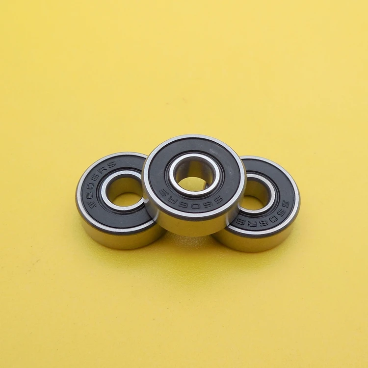 500pcs free shipping SUS440C environmental corrosion resistant stainless steel bearings (Rubber seal cover) S606-2RS 6*17*6 mm