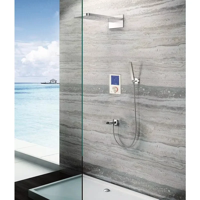 3-way Shower Set modern bathroom bath rain shower with WiFi function