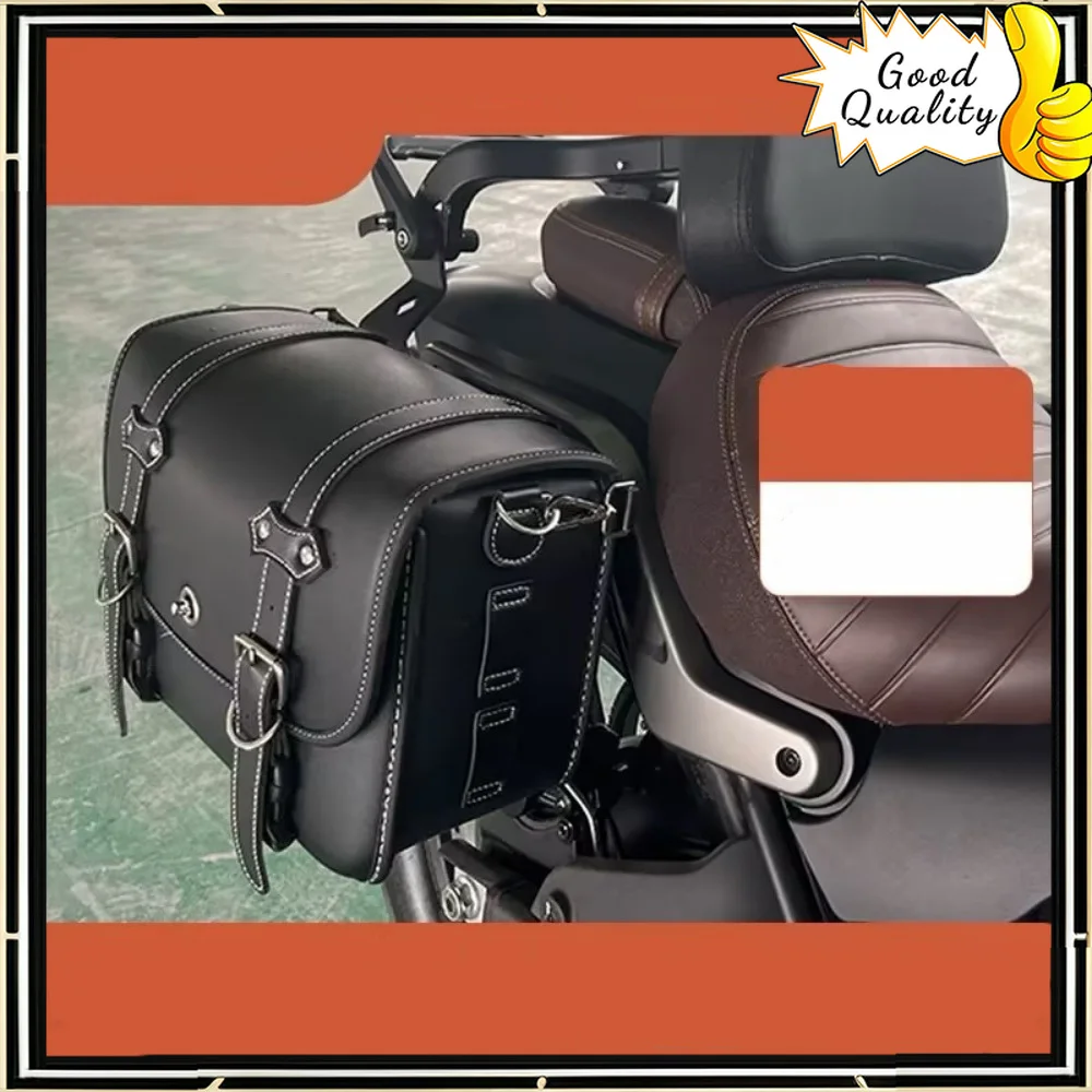 

Good Quality For QJMOTOR SRV500 motorcycle box rack side bag luggage rack travel waterproof bag