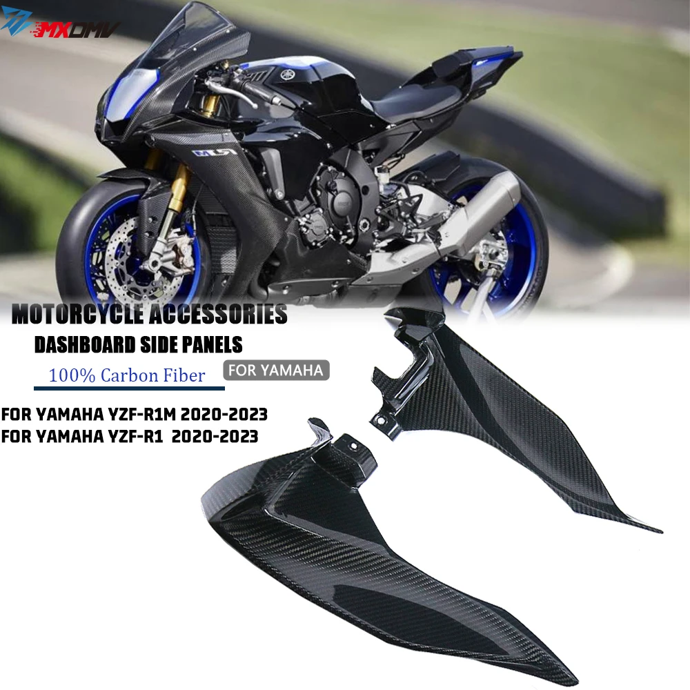 For Yamaha YZFR1 YZF R1 2020- 2023 Side Panel Interior Dashboard Air Intake Cover Fairing Motorcycle Parts Dashboard Side Panels