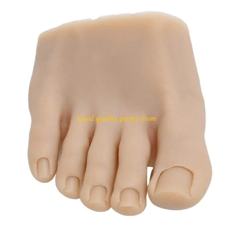 M4ya ฝึกรูปแบบเท้าปลอมเท้าปลอมซิลิโคนที่เคลื่อนย้ายได้สำหรับการฝึกอบรมศิลปะปลายเล็บ