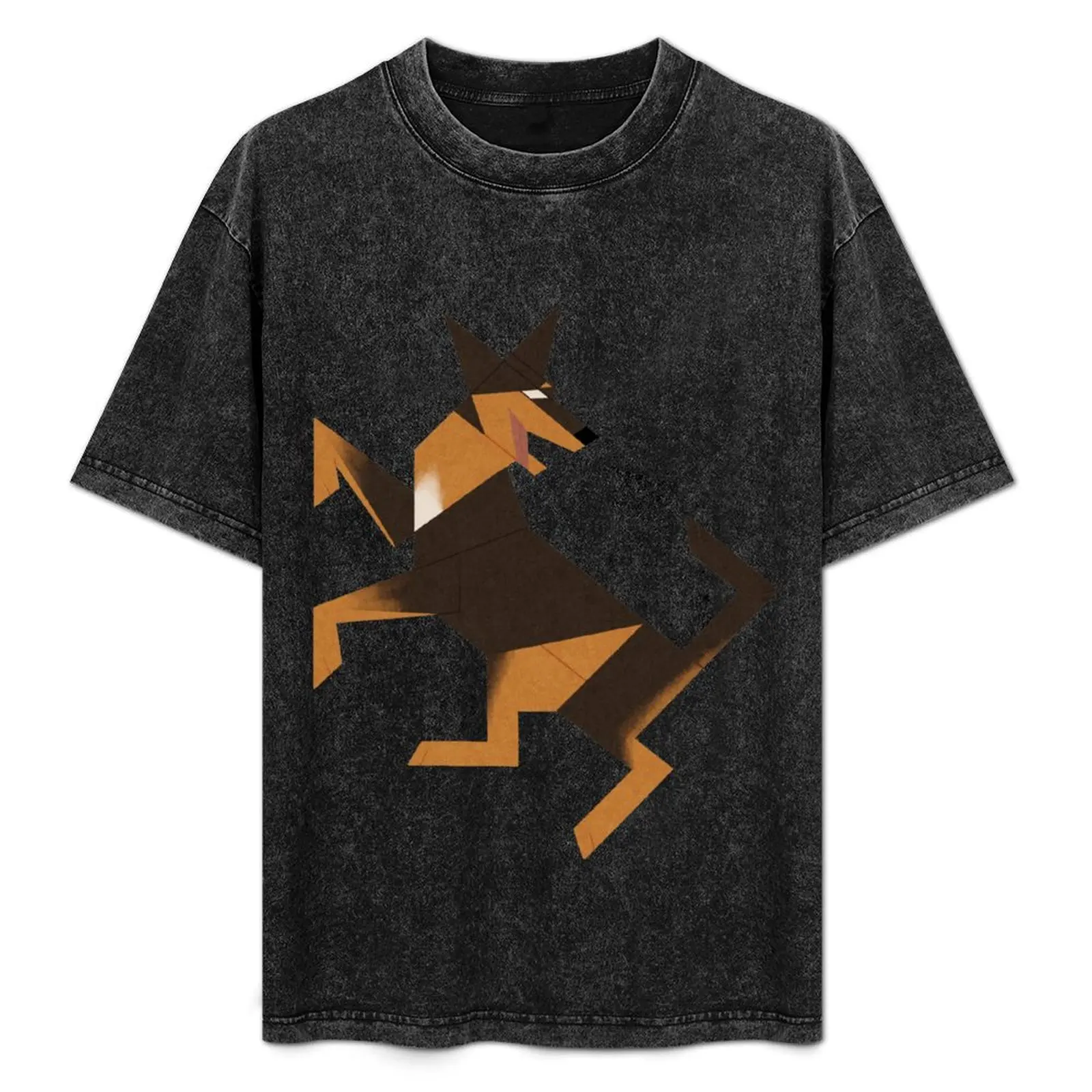 

Geometric dogs - Australian Kelpie T-Shirt anime Man t-shirt black t shirts for men