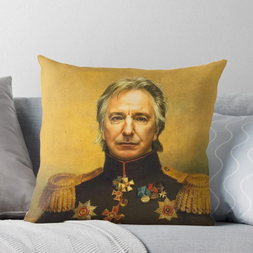 

Alan Rickman - replaceface Throw Pillow Christmas Pillow Sofa Cushion Cover christmas cushions covers Pillow