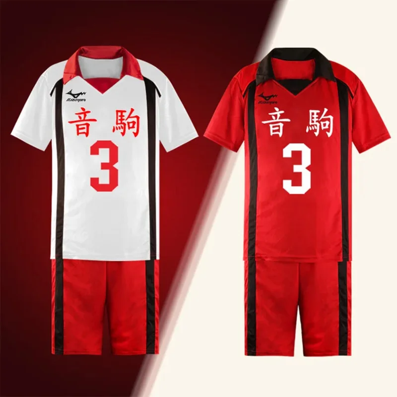 NO 1 NO 5 Haikyu!! Haikyuu Nekoma High Captain Tetsuro Kuro Unifrom Cosplay Costume Top Shorts