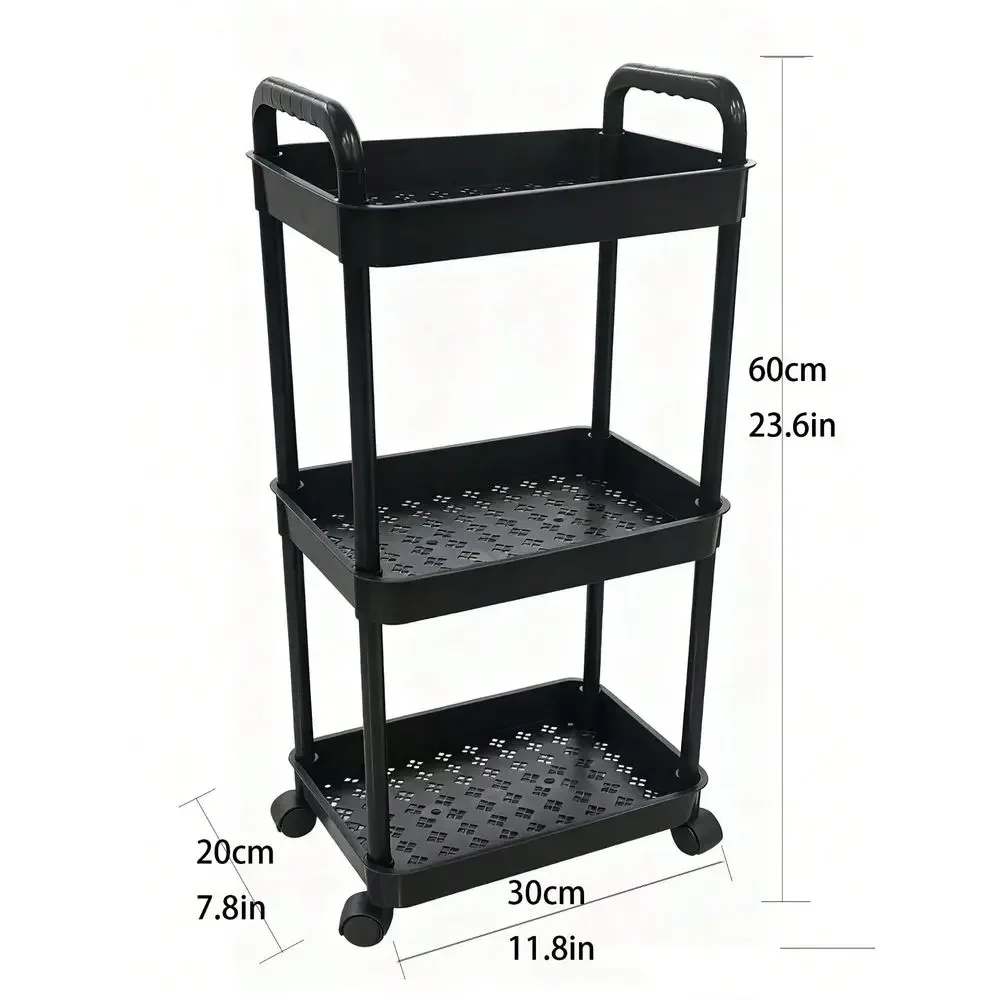 Rolling Storage Cart Storage Cart Organizer Rolling Utility Cart,Room Decor,Bathroom Decor,Mobile Shelving Unit Slide Out Stora