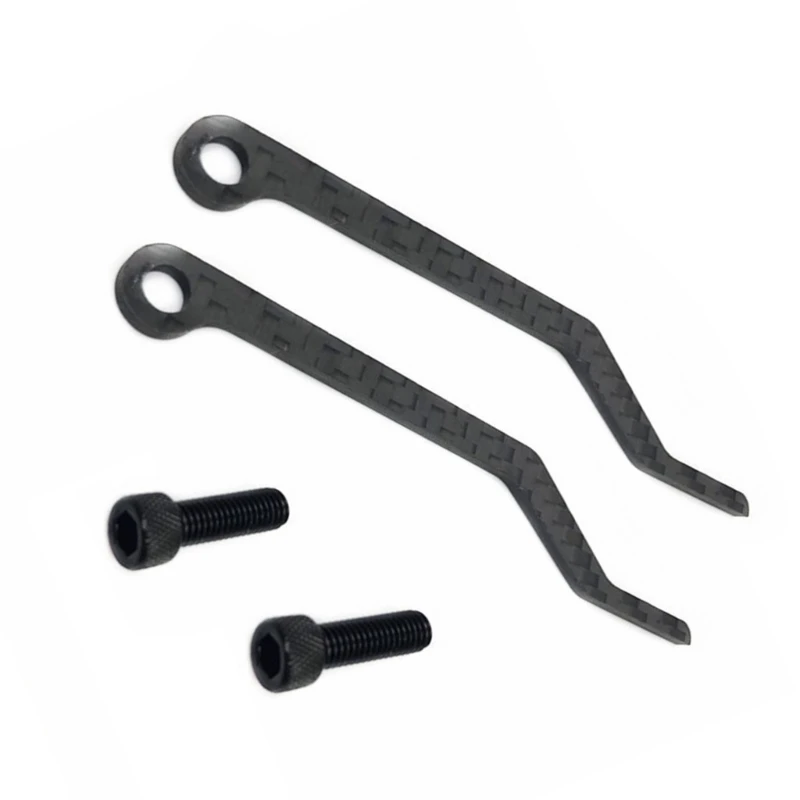 Road Bike Chain Protector Fasteners Premium Carbon Fiber Construction Secure Installation Prevents Derailleur Damage