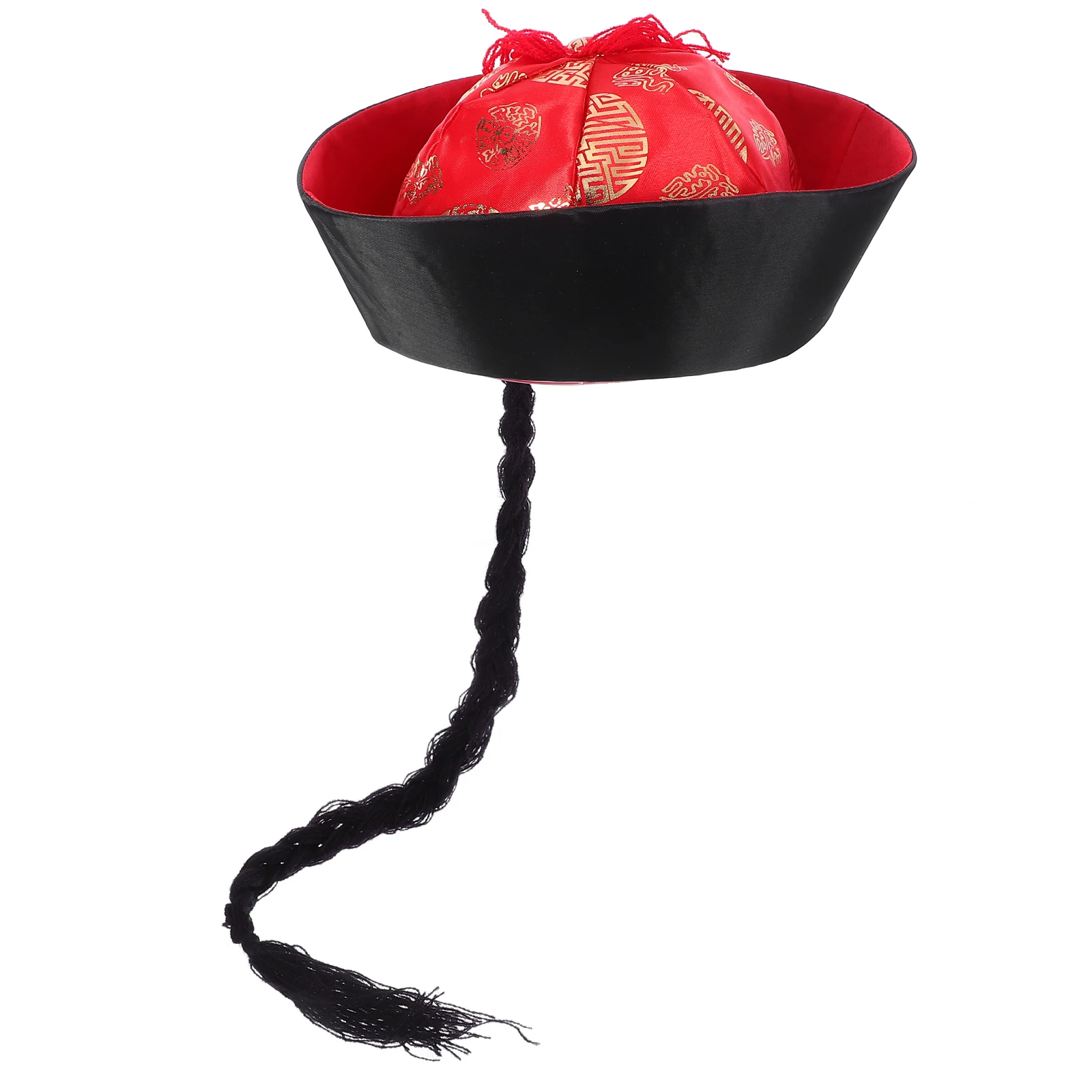 

Zombie Hat Chinese Costume Accessories Ancient Hat for Men Women Cloth Funny Halloween Cosplay Stage Play Movie Show Props