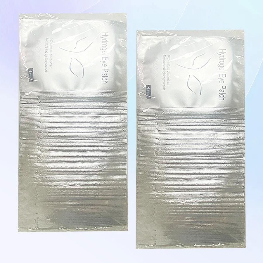 

100 Pair Eyelash Extension Gel Stickers Set, Eyelash Extensions Lint Free Hydrogel Eye Mask Stickers