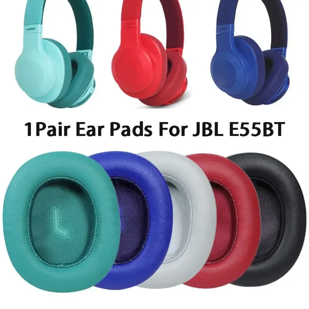 

High quality Ear Pads Replacement Suitable for JBL E55BT Quincy E55BT Headphone Memory Foam Earpads Soft Protein Earmuffs