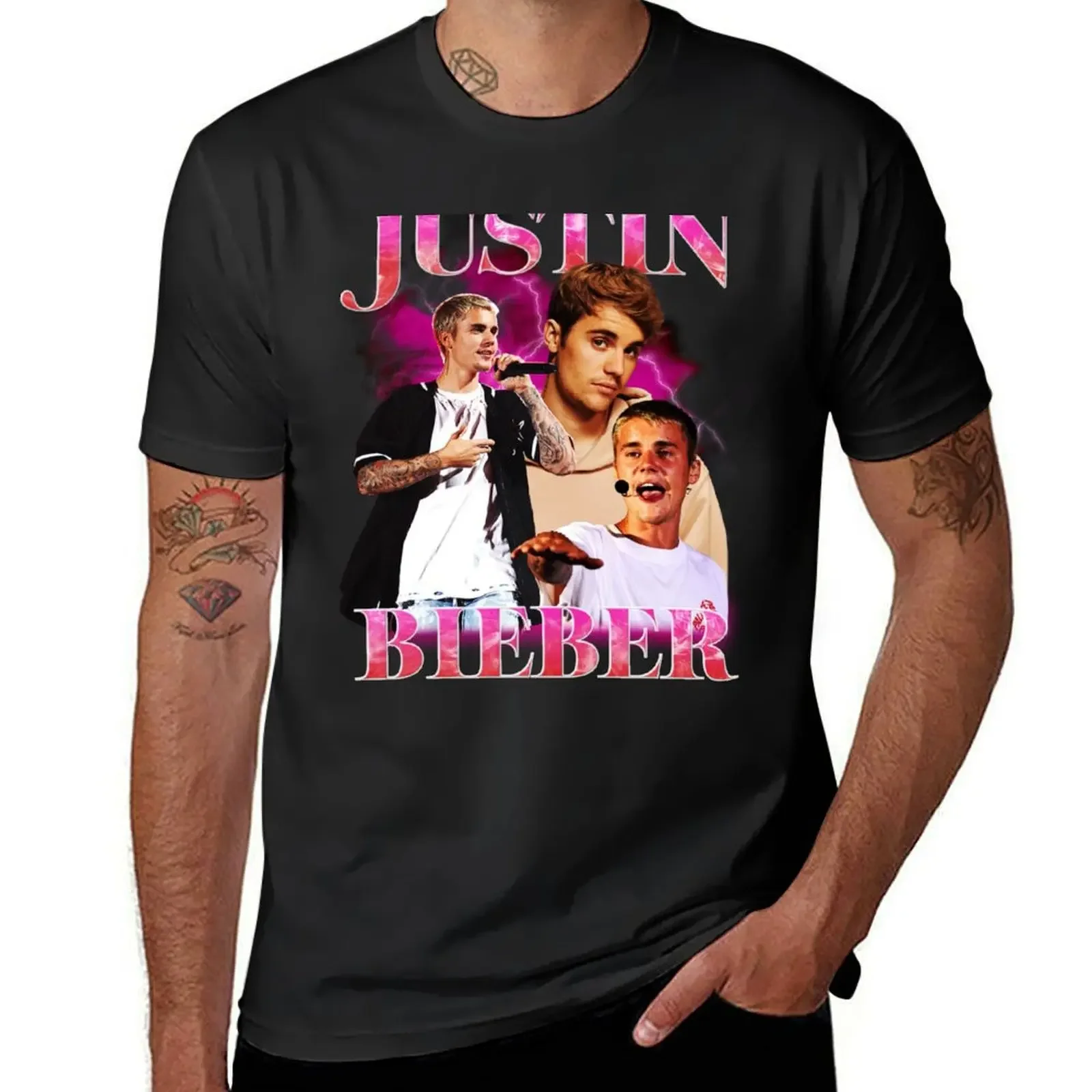 JusstinBiieber Tribute T-Shirt cute tops graphic tee shirt korean fashion anime stuff luxury clothes men