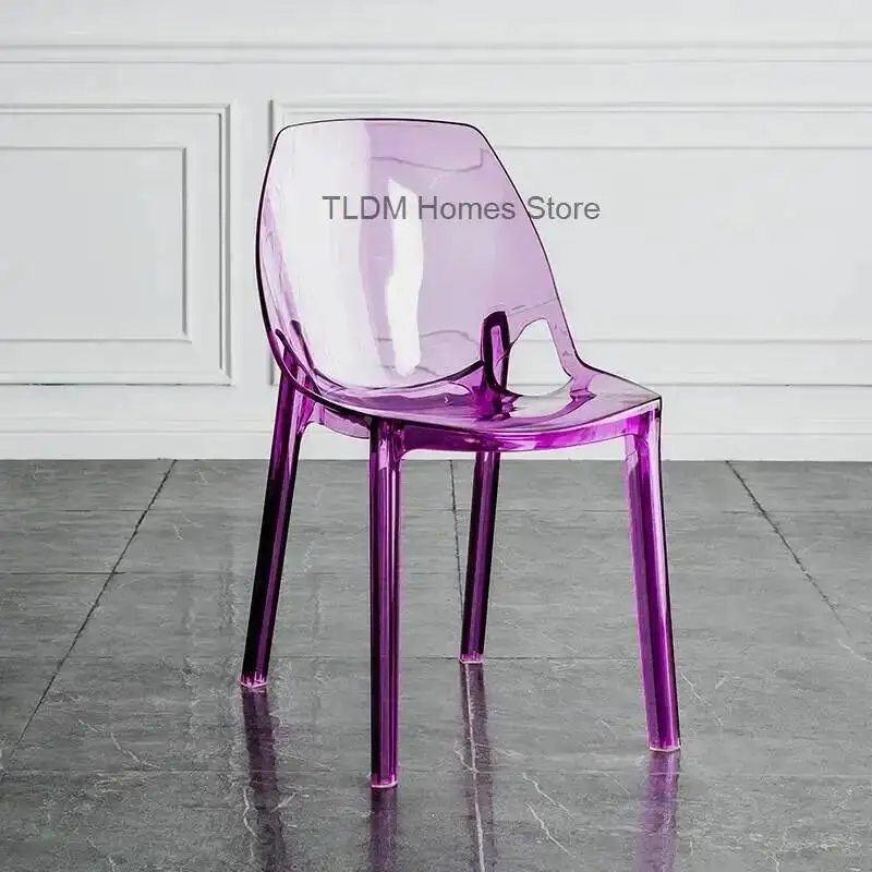 Cadeira de Plástico, Cadeira de Acento, Cadeiras de Jantar Ergonômicas, Cadeiras de Escritório de Plástico, Cadeiras de Jantar de Designer para Exteri