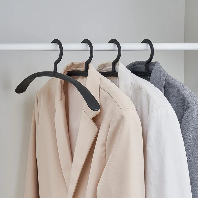 

3.4CM Wide Shoulder Thickened Suit Hanger,Non-marking Arc Non-slip Clothes Hangers for Coat Storage,Adult Shirt Closet Organizer