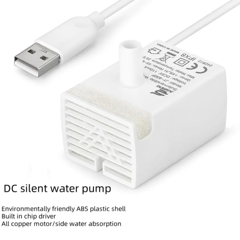 

Cat Water Dispenser Replacement Pump Cat Fountain Pump Replacement Part 1.5m Line Ultra Quiet Easy To Install And Clean