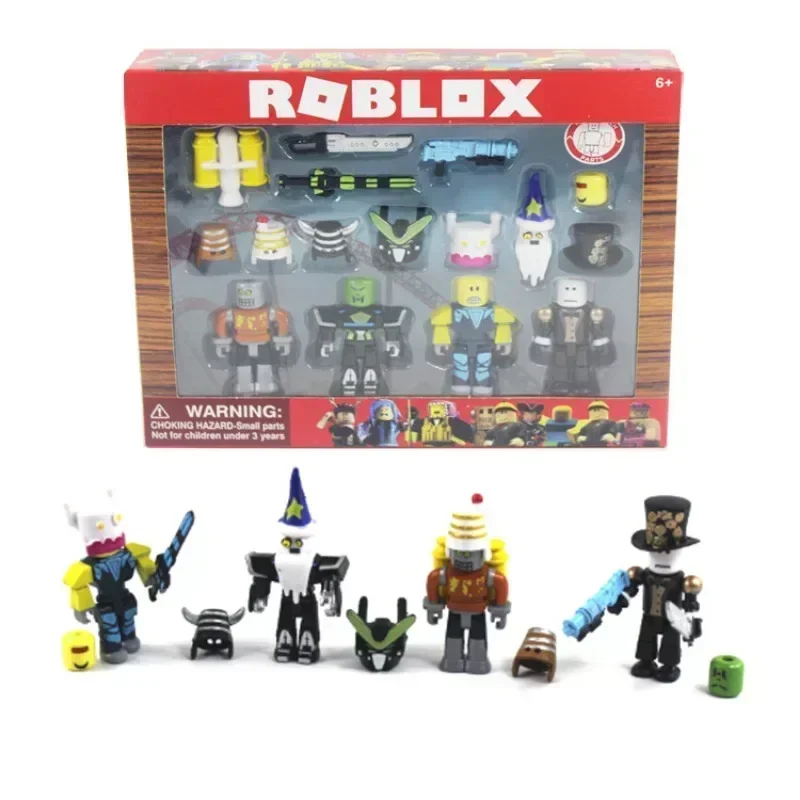 Roblox-Acessórios para bonecas em escala periférica para crianças, jogos de anime, desenhos animados, presentes de Natal e aniversário, 6-9cm