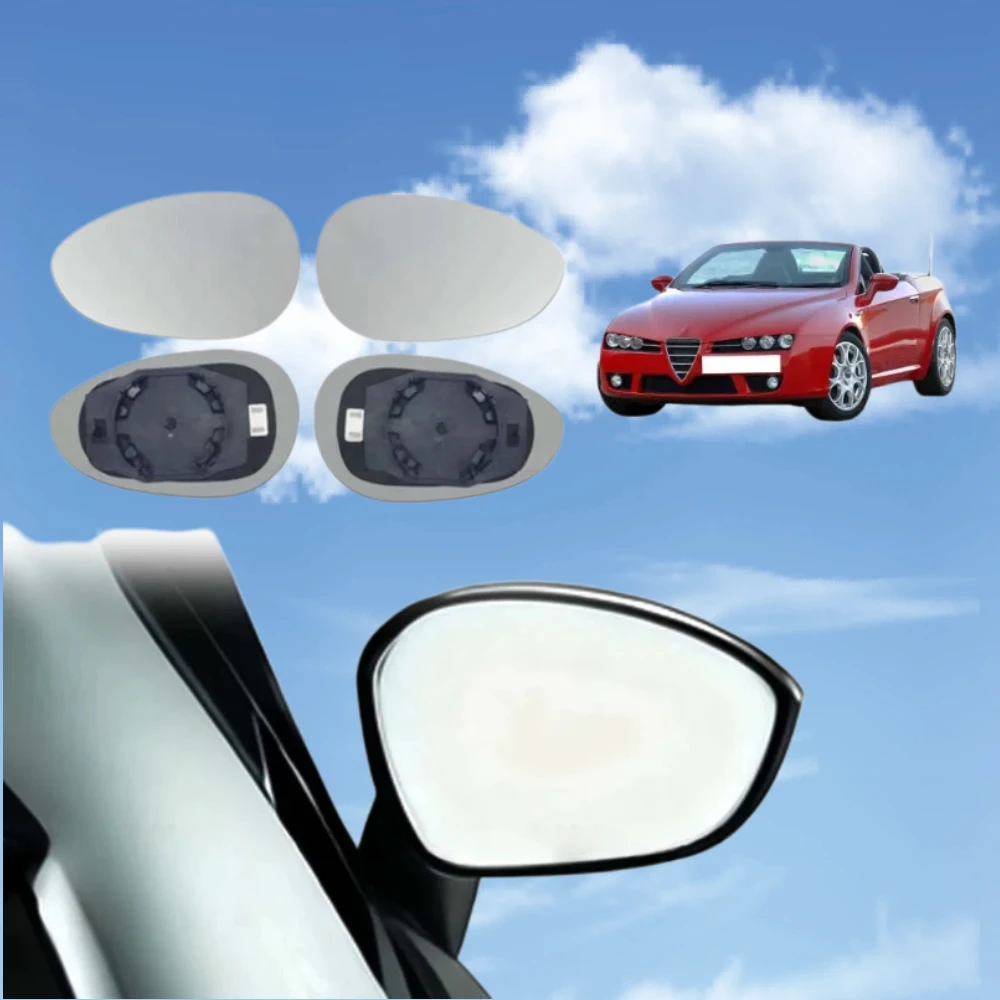 

Car Wide Angle Heated Rearview Mirror Lens For ALFA ROMEO Brera Spider 2006-2011 Cars Accessories Mirrored Glass Replace
