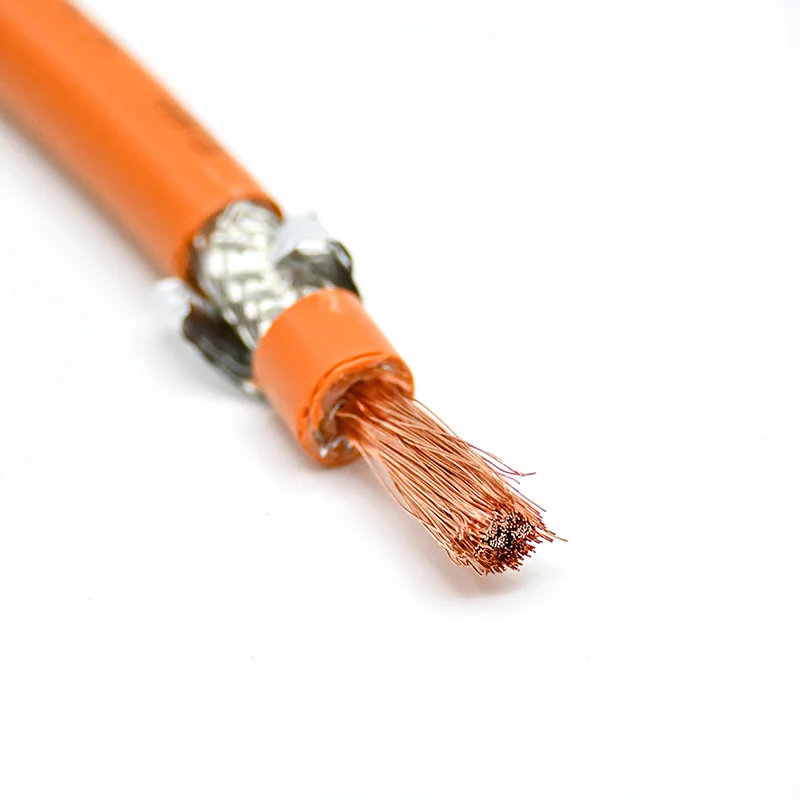 ISO19642 High Voltage EV DC Shielded Automotive Cable 16mm 25mm 35mm 50mm 70mm 95mm Electric Vehicle Boat HV XLPO Power Cable