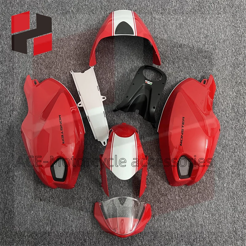 for Ducati Monster 696 796 1100 1100S EVO 2009 2010 2011-2015 motorcycle high quality fairing ABS plastic body decoration kit