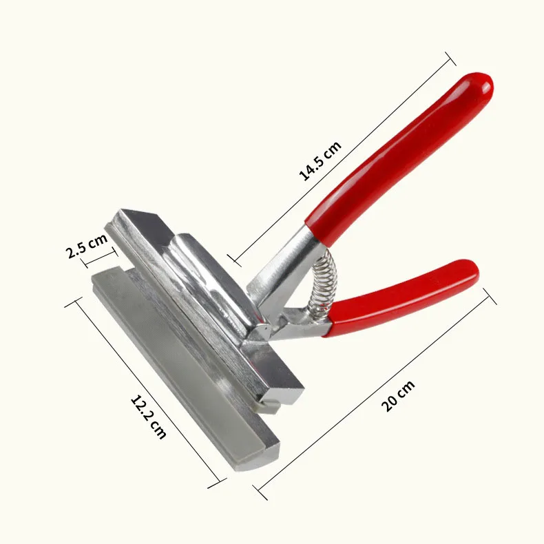 F50 12cm Oil Painting Pliers ,Red Handle Clamp Cloth Stretched Canvas Pliers,Painting Stretch Fabric Clamp Pliers Art Supplies