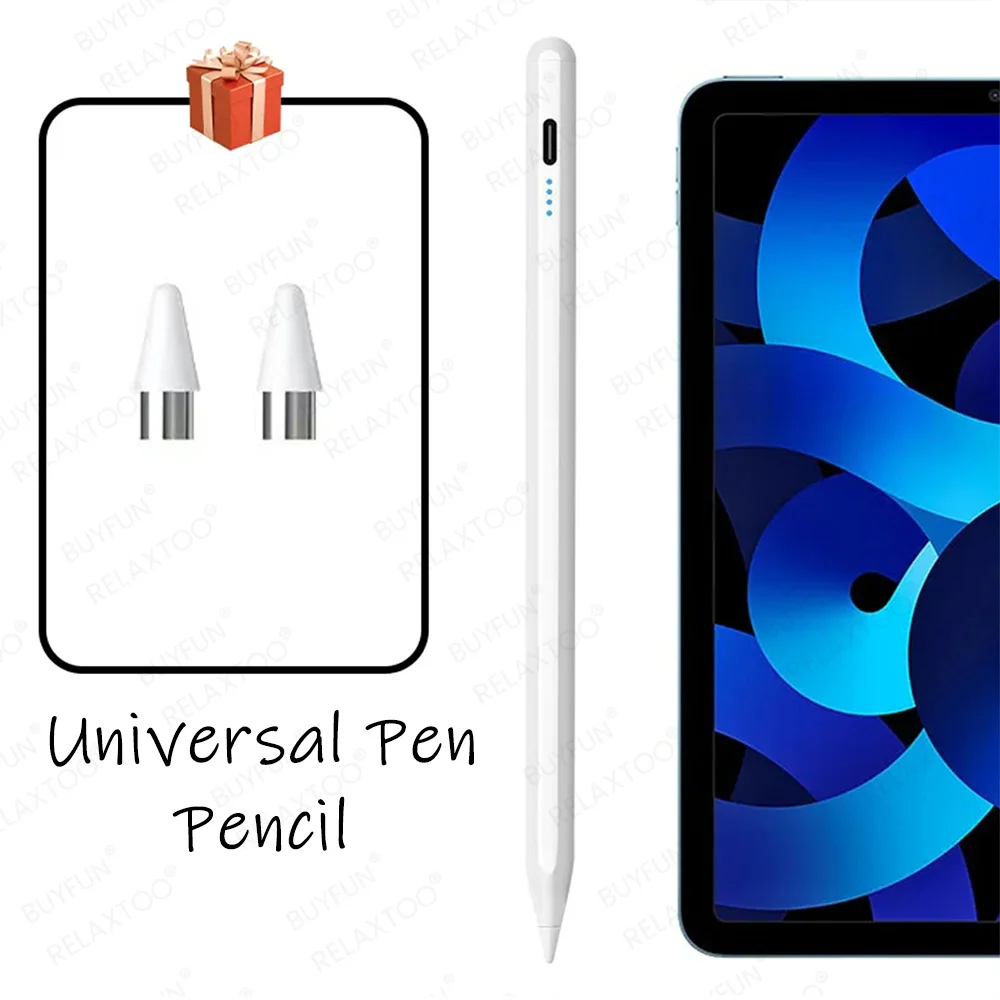 

Universal Stylus Pen for iOS/Android Tablet Phone Touch Pens for Apple iPad Pro Xiaomi Samsung Huawei Write Paint Stylus Pencil