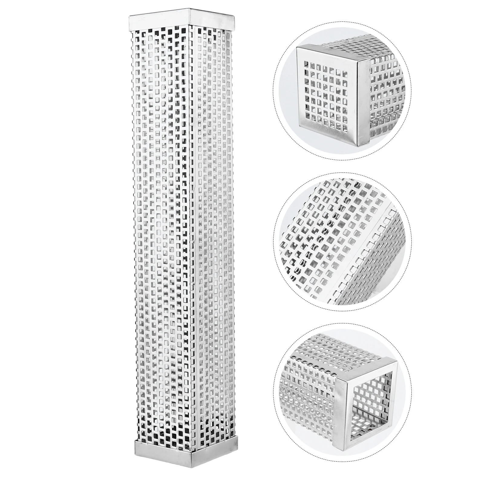 

12 Inch Stainless Steel Square Pellet Smoker Tube Bbq Tools Mesh Tube for Cold Hot Smoking Barbecue Accessories