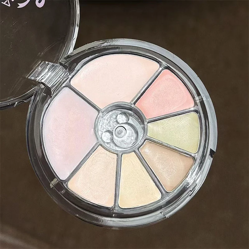 ครีมคอนซีลเลอร์ 7 สี, ให้ความชุ่มชื้นยาวนาน, กันน้ำและเหงื่อ, ปกปิดจุดด่างดำ, สิว, รอยคล้ำ, ปรับสีผิวให้กระจ่างใส