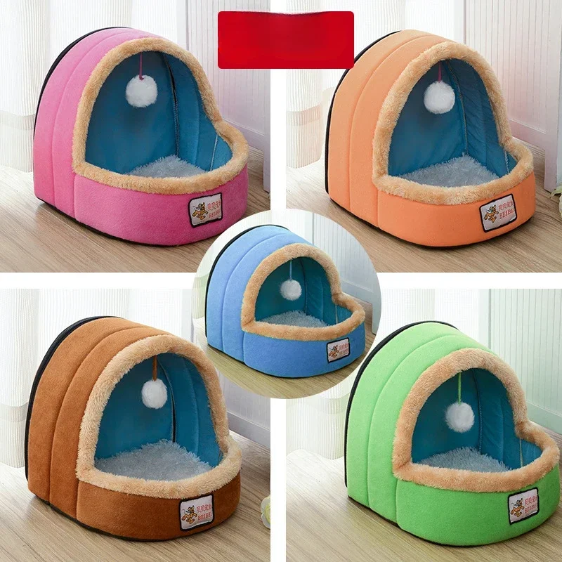 All Seasons Available Nest Tent Yurt Shape Cat Kennel Dog Kennel Pet Пеленки Одноразовые 60x90  Dog Bed