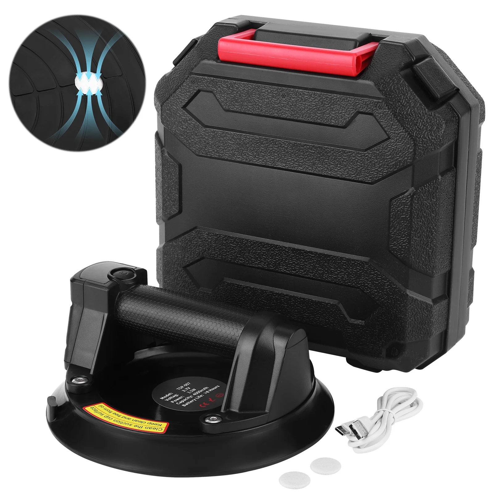 

Электрический вакуумный подъемник с присоской, грузоподъемность 200 кг, для гранита, стекла, гипсокартона, плитки