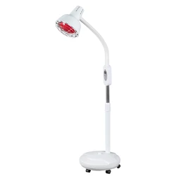 275W Adjustable Height and Angle Infrared Heat Light Floor Lamp Anti-scald Relieve Joint Pain Infrared Physiotherapy Lamp