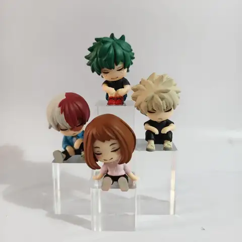 4 st/set My Hero Academia Tokyo Revengers söta sovande PVC-actionfigurer leksaker 10 best sales Min hjälte akademia actionfigur - №6