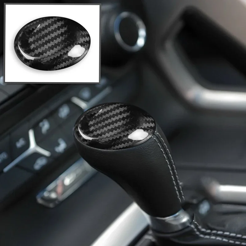 

Carbon fiber Gear Shift lever Car interior decoration sticker For Chevrolet Corvette