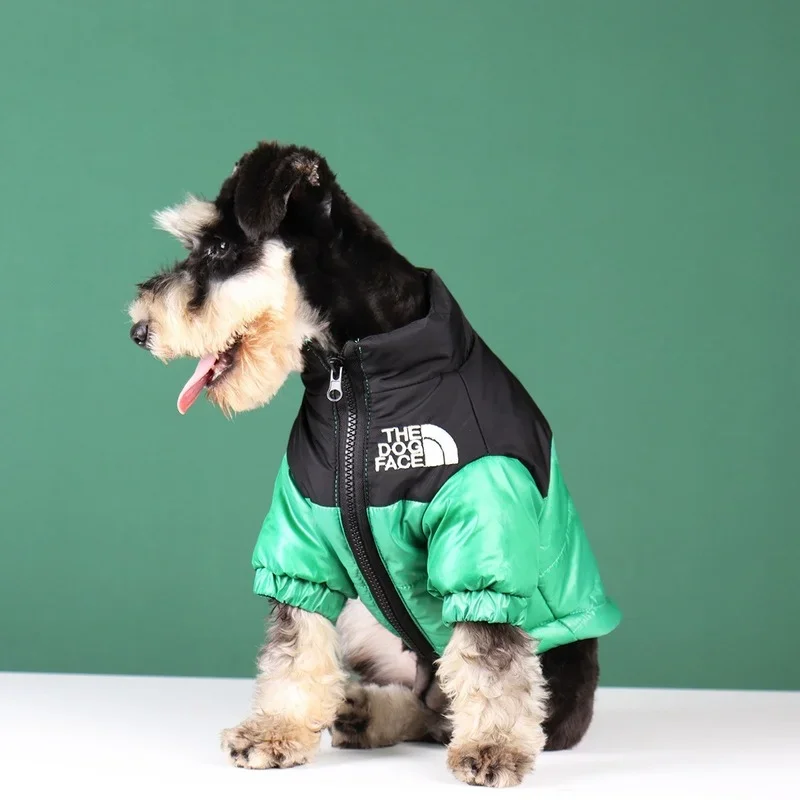 Inverno caldo di lusso vestiti per cani cucciolo tuta da neve cappotto impermeabile antivento piccolo cane medio giacca riflettente abbigliamento