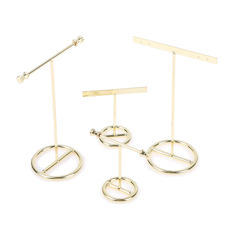 2026 Earrings Display Stand Gold Earrings Display Rack T-Shape Earrings Showcase