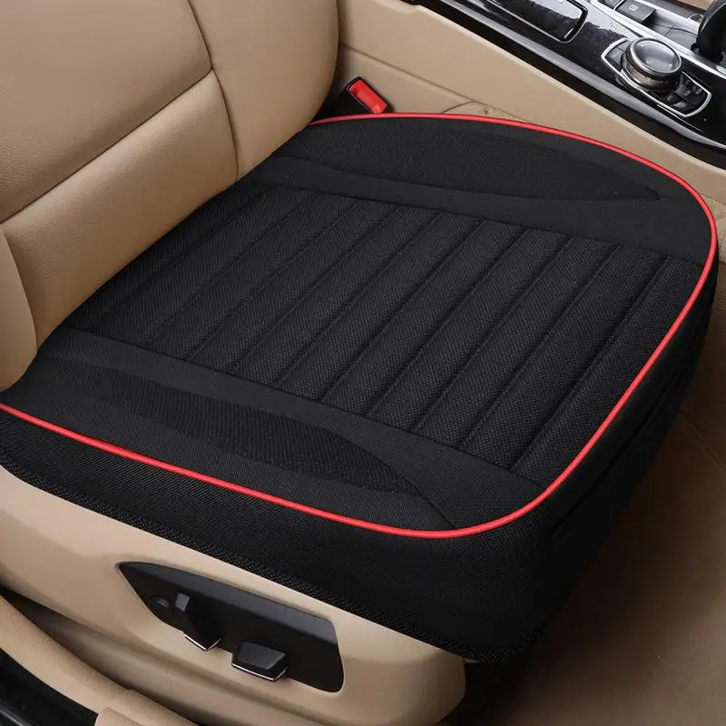 Car Seat Cover Flax Cushion Universal Breathable For Four-door Sedan Suv Car Seat Protection Dropship