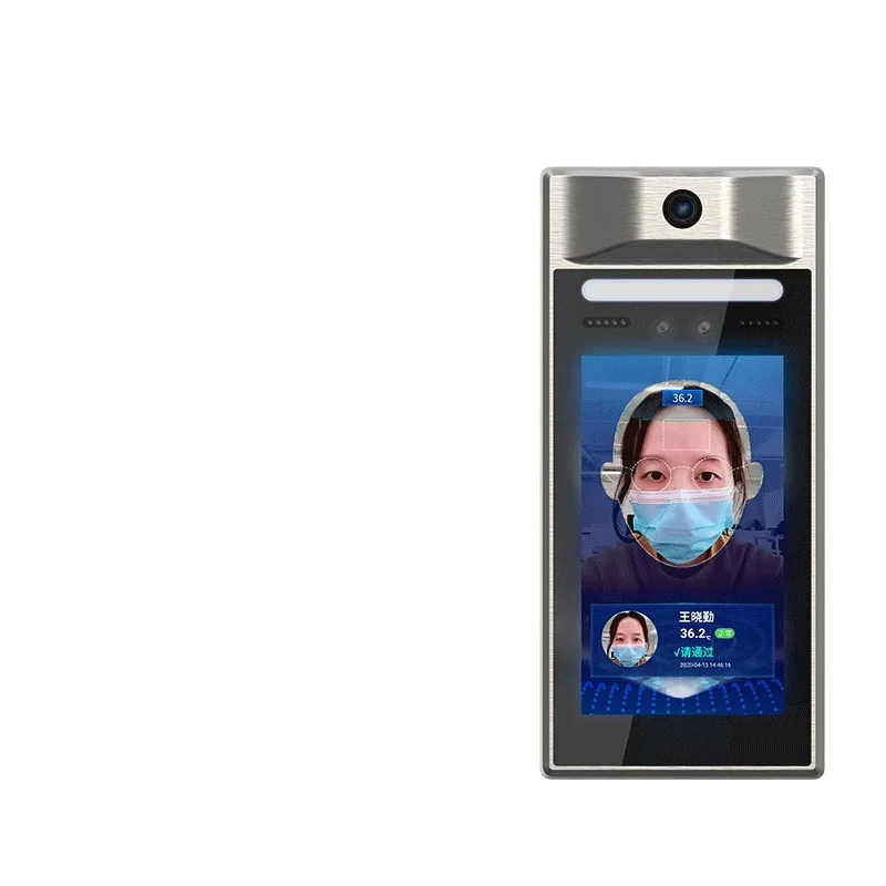 

Facial recognition temperature measuring machine, access control system intelligent infrared temperature detector AI-321