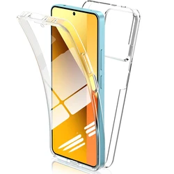 360° Full Body Cover Case For Xiaomi Redmi Note 13 12 12S 11 11S Pro Plus 13C 12C Clear Hybrid Soft Shell Hard Screen Protection