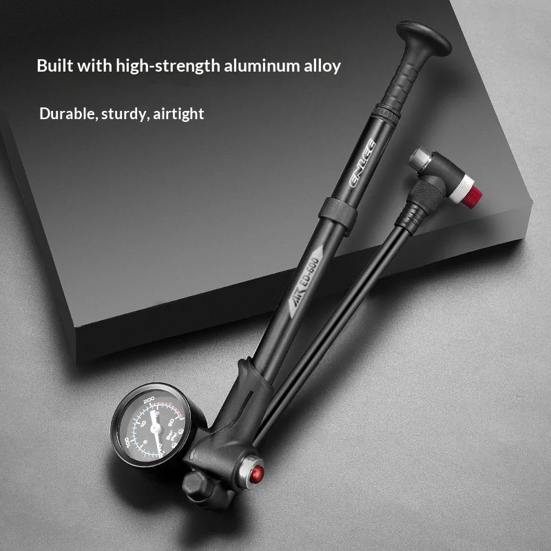 

Bike Shock Pump With Pressure Gauge 300psi High Pressure Bike Tire Inflator Air Pump For Bicycle Front Fork And Rear Suspension