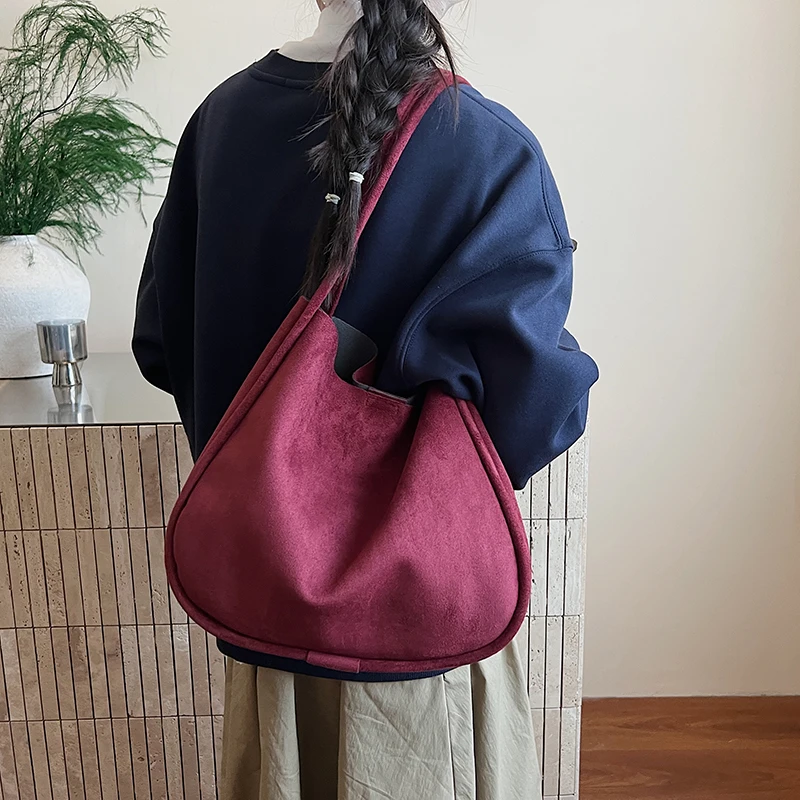 

Маленькие 2 шт./компл. однотонные сумки-тоут из матовой кожи для женщин, зимняя женская сумка на плечо 2025 года, женские сумки и кошельки в стиле ретро