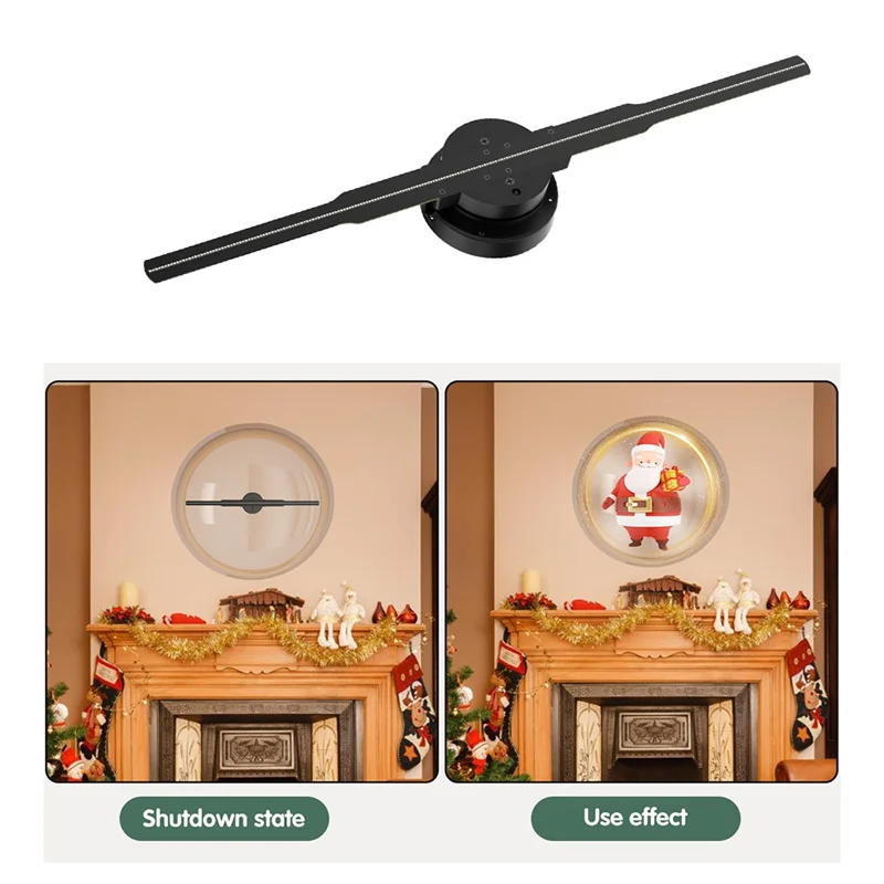 

PD42 3D Hologram Projector, Wall-Mounted Advertising Machine, 244Pcs LED, HD Eye Visuals Advertising Display
