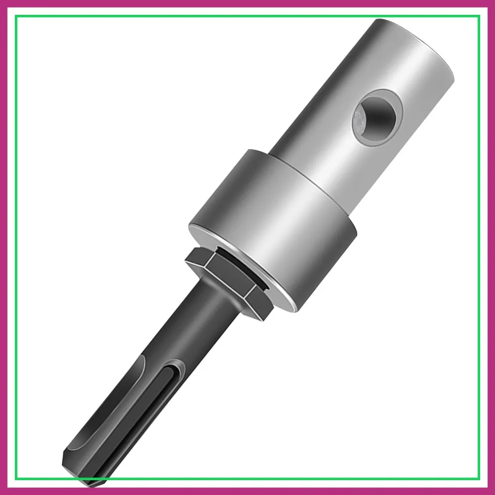 

Earth Auger Drill Adapter for Corded Cordless Drill, Connect 4"/6" Auger to 1/2" SDS Plus
