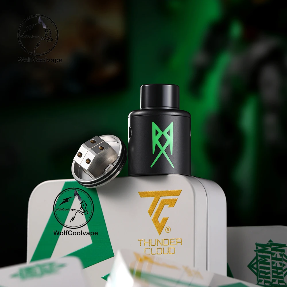 Wolfcoolvape Thunder Cloud Recoil R3 RDA Atomizador BF Pin 24mm vape tank rda atomizador