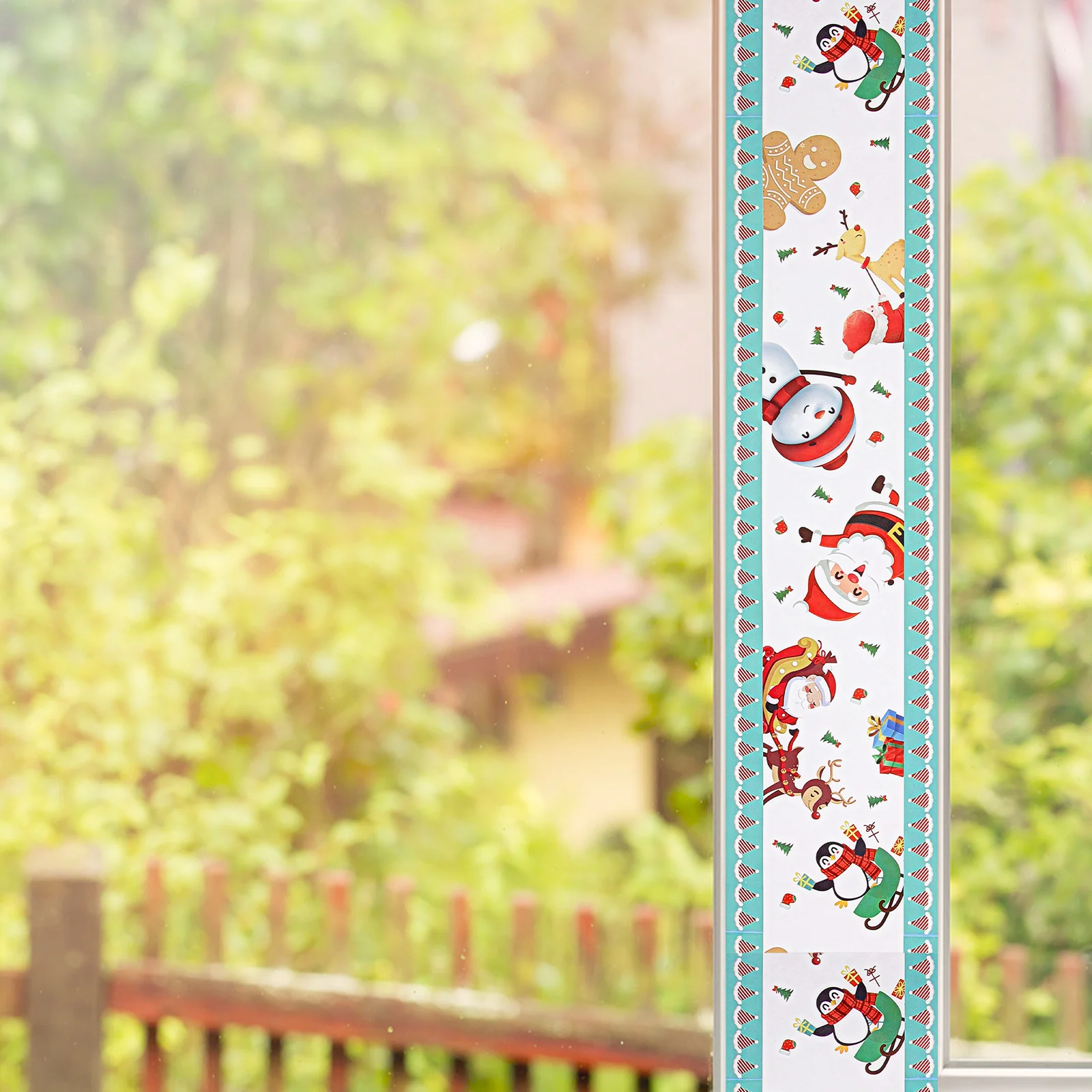 

Chalkboard Border Sticker Cartoon Trim Seasonal Bulletin Borders Christmas Decor Removable Adorable Paper Festival