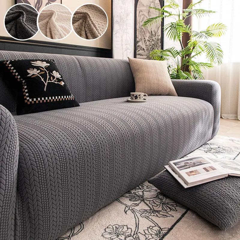 1PC-Elastic anti cat scratch sofa cover, all inclusive universal cover, high-end sofa protection cover, suitable for all seasons