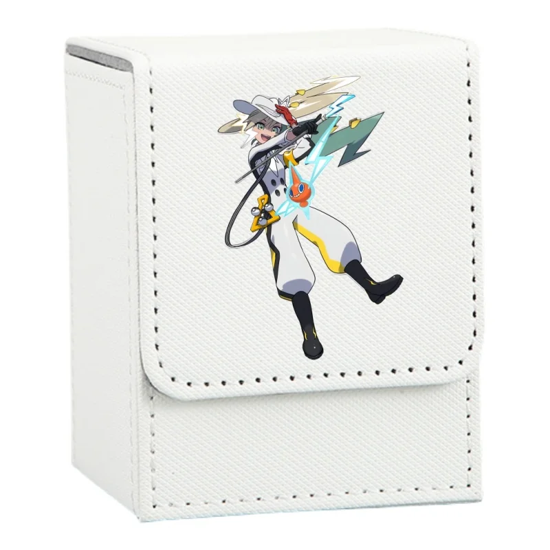 Meloetta Card Case Rillaboom Lapras Ptcg Hatsune Miku Linkage Series Diy Leather Action Toy Figures Game Collection Storage Box