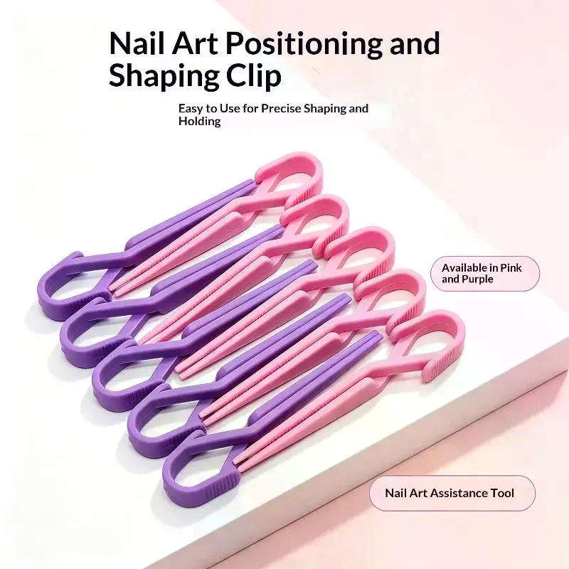 20Pcs Nail Clip Set Oil Polish Spill Proof Color Nail Art Coloring Protection Clips Manicure Tools To Prevent Leakage Off