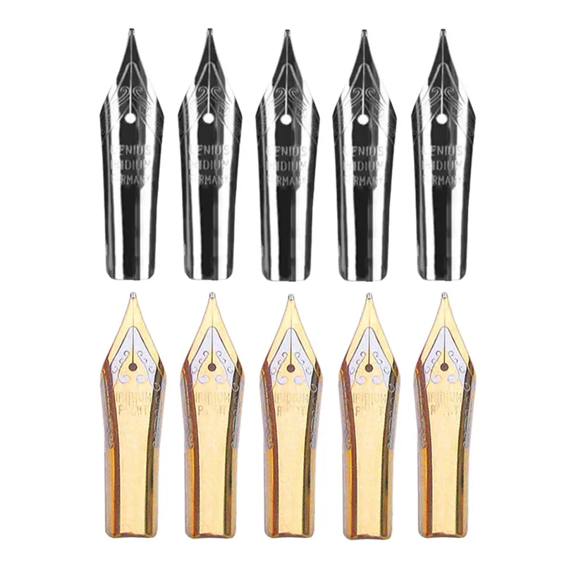 New High quality 5pcs Medium Nib Fountain Pen Nibs Universal other Pen You can use all the  series student stationery Supplies